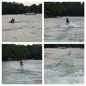 Ski Attempt, Maiden Lake, WI