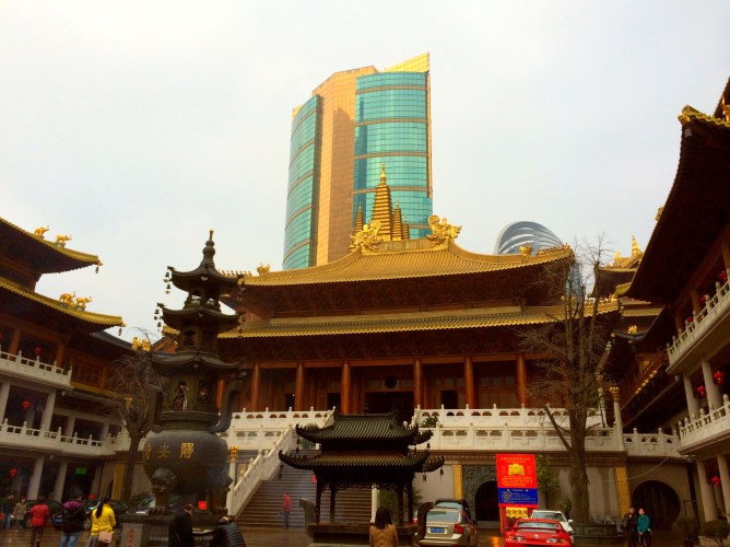 Jing'An Temple in Shanghai China