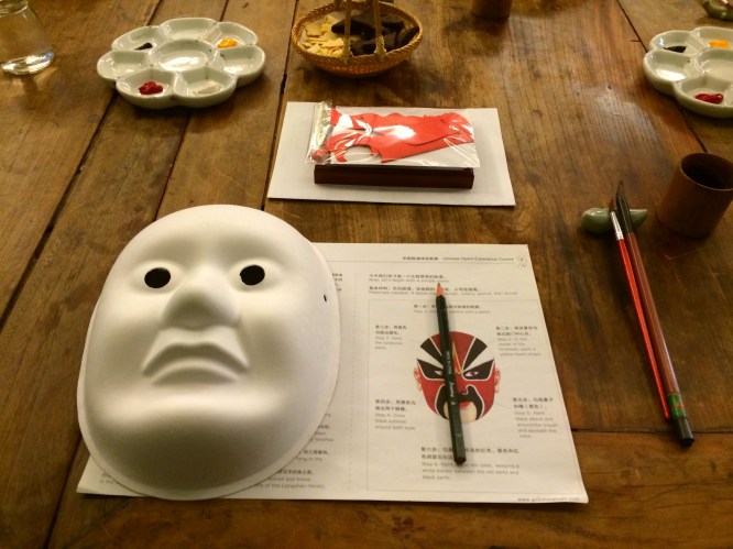 Mask Painting Class in Shanghai, China