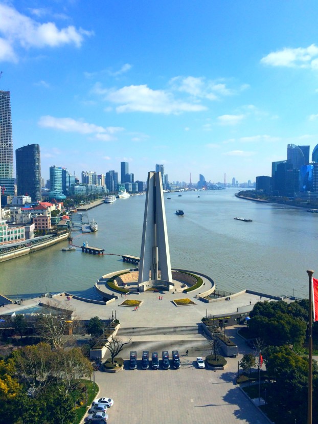 Monument to the People's Heroes in Shanghai, China