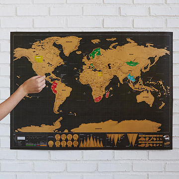 Scratch Off Map from Uncommon Goods