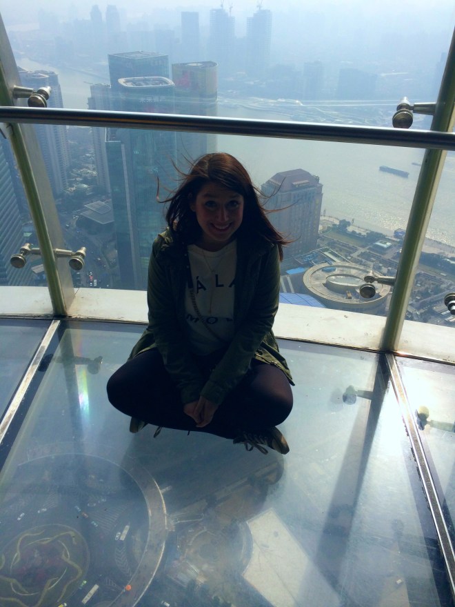 The Glass Floor in the Oriental Pearl Tower