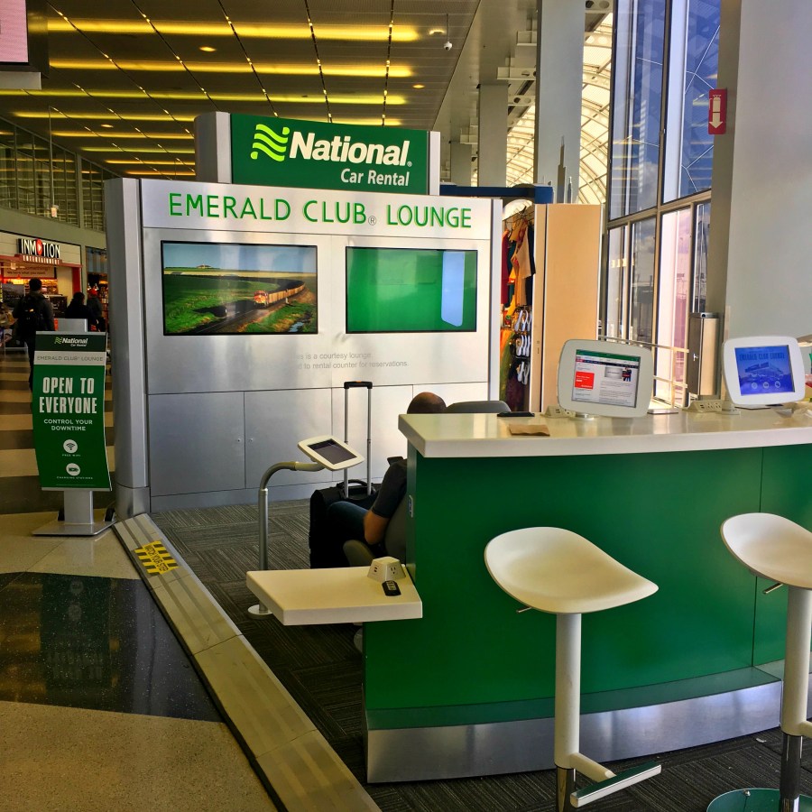 National Emerald Club, Airport Anxiety, RebeccaWanderlusting
