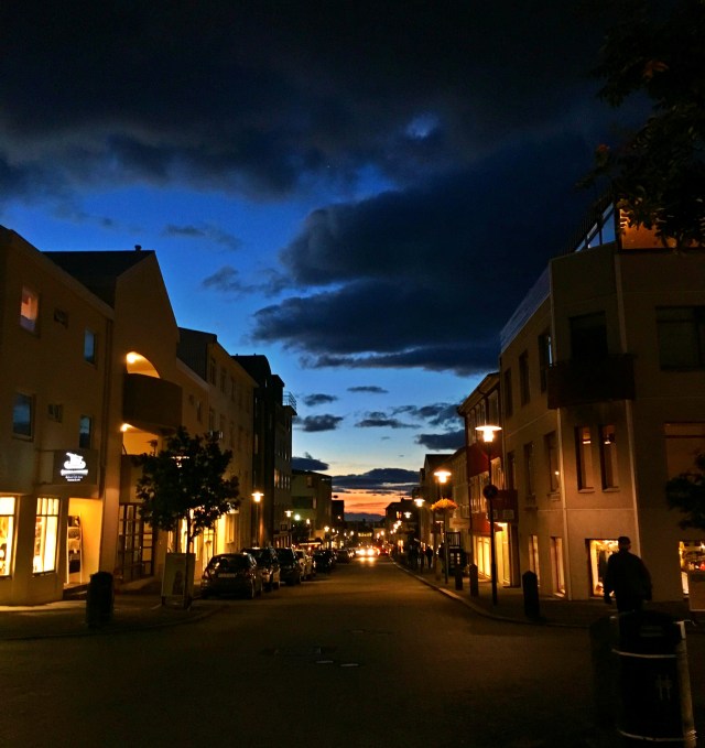 Reykjavik at Night, RebeccaWanderlusting